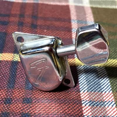 Small Vintage Fender/Schaller "F" Tuner, Single Hole~ Mandolin/Ukulele? image 1