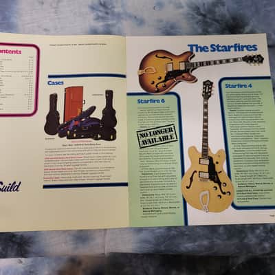 Vintage RARE 1978 Guild 12 Page Electric Guitar and Bass Catalog Case Candy! image 3