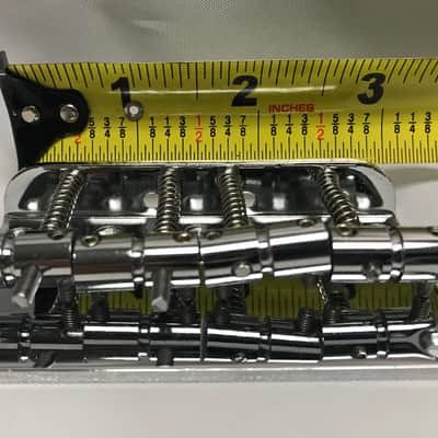 Unknown Vintage Style 4 String Bass Bridge w/ grounding wire image 3