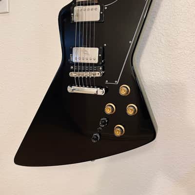Gibson Explorer Custom Shop Guitar Roland GR-300 Synthesizer Ready 1985 Gloss Black Very Rare image 11