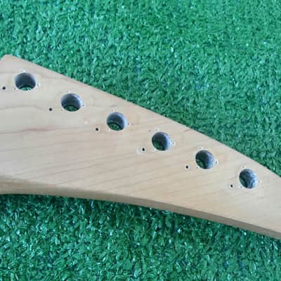 Kramer Vintage 90s Lefty Or Reverse Headstock Neck 22 Frets 25.5" Scale 1990s Original Factory Finish image 7
