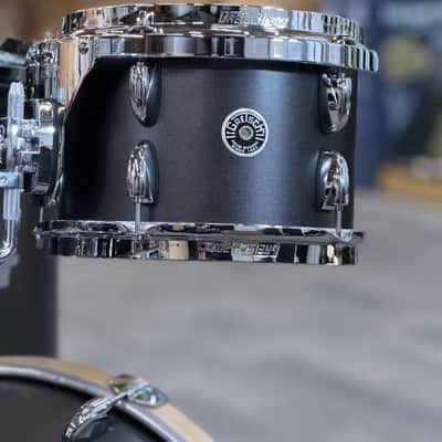 GRETSCH 4PC USA BROOKLYN 20-10-12-14 SATIN BLACK METALLIC image 7