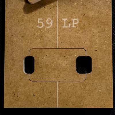 Guitar Templates ~ 59 LP Vintage ~ Poly Coated 1/2" MDF ~ CNC Router Set w/ Neck image 9