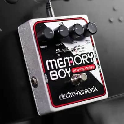 Electro-Harmonix Memory Boy Analog Delay / Chorus / Vibrato 2025 - Black / White / Red image 1