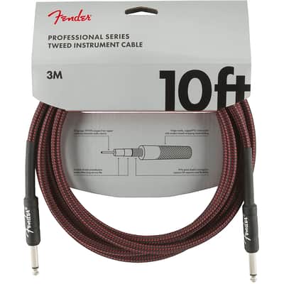 Fender Professional Series Straight / Straight TS Instrument Cable - 10'