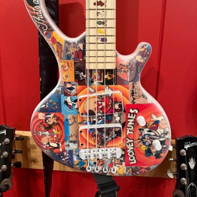 Jens Ritter Custom 4 String Bass 2015 -Looney Tunes image 1