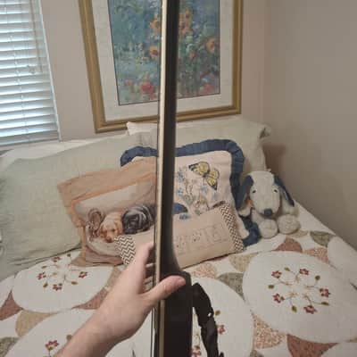 B.C. Rich MK3-JV-BKWB Junior V MkIII 2010s - Black with White Bevels image 4