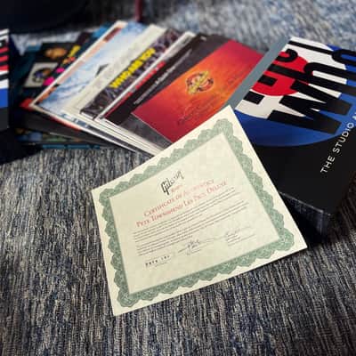 Gibson Custom Shop Les Paul Pete Townshend No.9 Hand Signed COA image 2