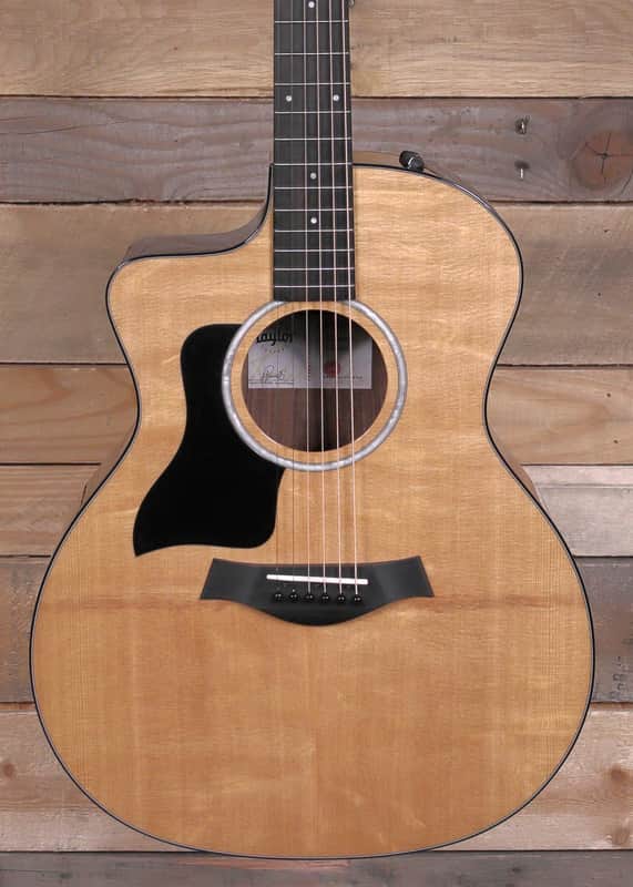 Taylor 214ce Plus Left-Handed Acoustic/Electric Guitar Natural w/ Case "Factory Demo" image 1