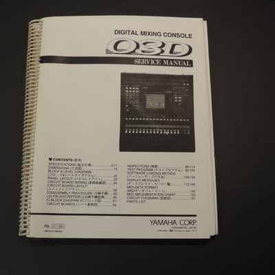 Yamaha O3D Service Manual [Three Wave Music] image 1