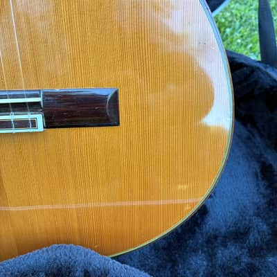 Ryoji Matsuoka 1980 Model 30 Cedar and Rosewood Classical Guitar image 5