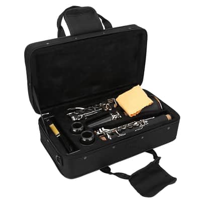 Bb Clarinet – 17-Key Bakelite Body, Boehm System | Student & Hobbyist Clarinet with Accessories image 4
