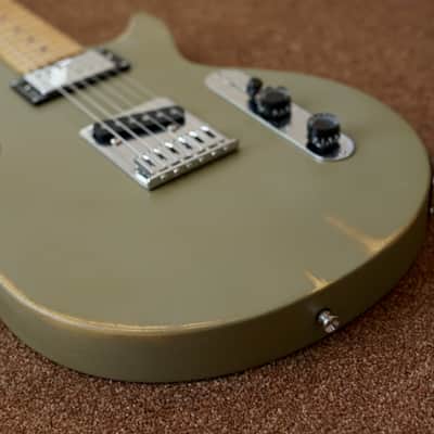 Warmoth Tele Paul Hybrid Worn Aged Relic Olive Drab Tex Mex Telecaster LP Hybrid Partscaster image 4