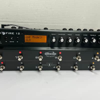 Atomic AmpliFIRE 12 Modeling Guitar Multi-Effects Amp Modeler Pedal 5 Pitch Shifter Harmonizer Whammy Perfect match for an Atomic CLR Reference FRFR Monitor Satchel the lead guitarist for Steel Panther used one live. image 12