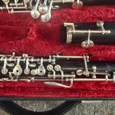 Larilee brand wood  Oboe with case. Made in France image 3