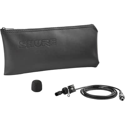Shure WL185m Cardioid Condenser Lavalier With LEMO Termination Regular  Black image 2