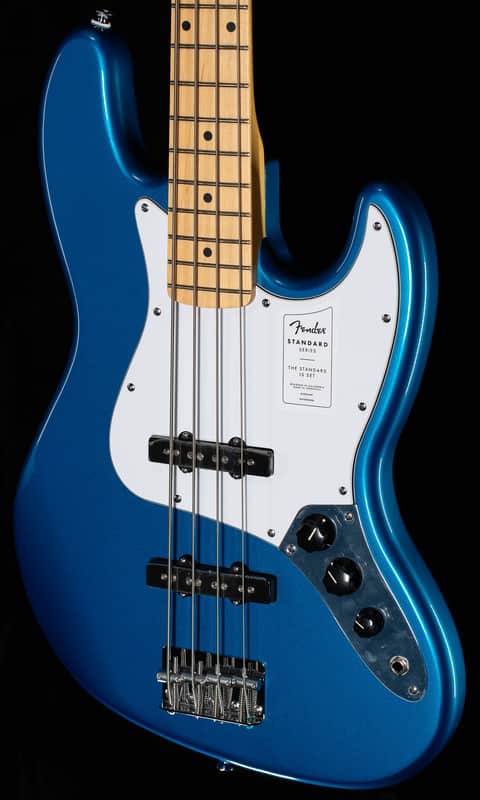 Fender Standard Jazz Bass Maple Fingerboard Aqua Marine Metallic (150) image 1