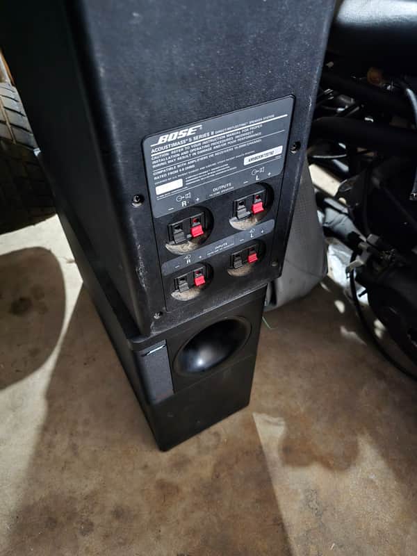2 Bose Acoustimass 5 Series II 1990s - Matte black image 1