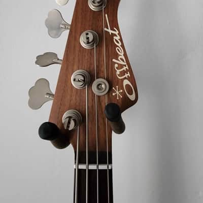 Offbeat Guitars "Jackie-O" 30" Short Scale Bass, Black Magic, Lindy Fralin 51 Split-P image 4