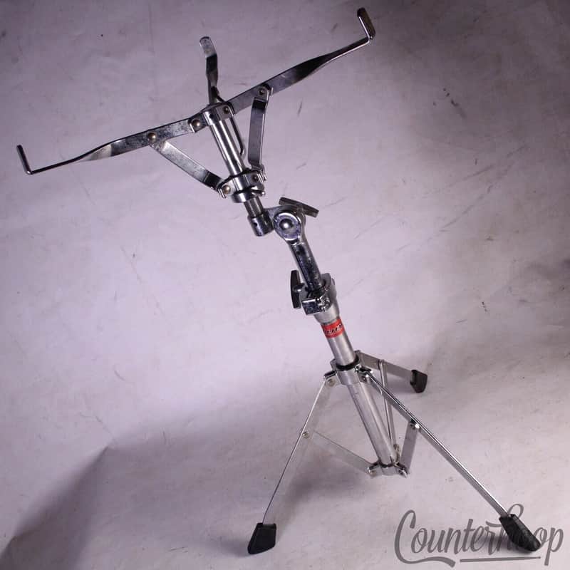 *Ludwig Snare Drum Stand Chrome Vintage 90s Red/Black Block Sticker* image 1