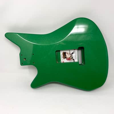 Albert Lee Style Guitar Body Metal Flake Green USA Made (BB70) image 4