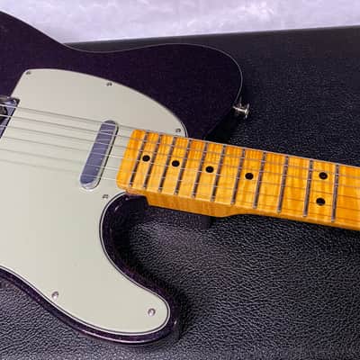 NEW! Fender Custom Shop Flamethrower Telecaster - NOS - Modern Specs - Texas Special Pick-Ups - AAAA Flamed Neck - Magenta Sparkle - Authorized Dealer - 7.55lbs - G07167 image 2
