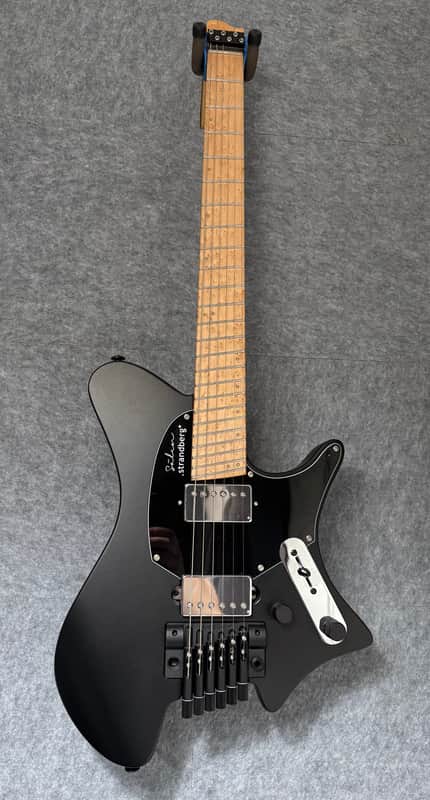 Strandberg Salen Classic NX 6 Tremolo Electric Guitar (Black Granite) with Hard Case, Gig Bag, & Accessories image 1