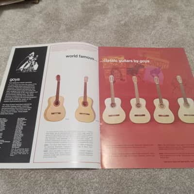 Vintage 1971 Goya Guitar Catalog! Rare, Original! Rangemaster! Original Case Candy, Paperwork! image 2