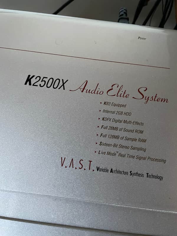 Kurzweil K2500X AES with case image 1