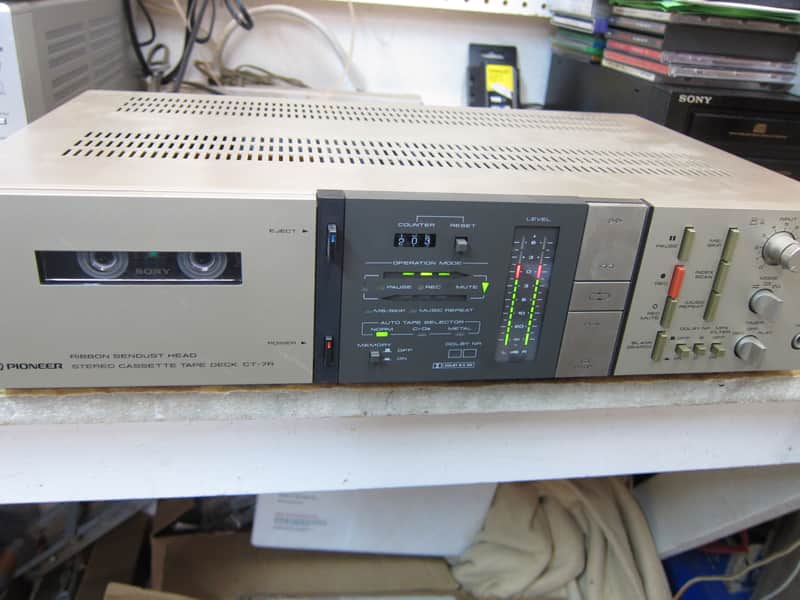 Pioneer CT-7R Cassette Deck,Auto Reverse Dolby B/C, Sendust heads, Top line, Needs Repair, Nice Cosm image 1