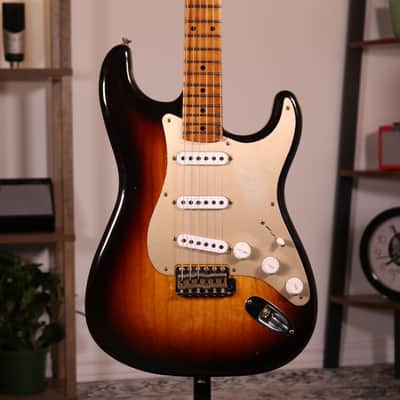 Fender Custom Shop LTD 1954 Roasted Stratocaster Journeyman Relic - Roasted Maple Fingerboard, Wide-Fade 2-Color Sunburst image 15