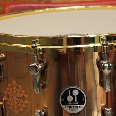 Sonor 8x14" Danny Carey Signature Bronze Snare Drum image 3
