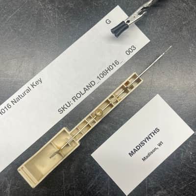 ORIGINAL Roland Replacement G Key (106H016) for Jupiter-4, System-100/700, SH-1/2/3/3A/5/7, RS-505, VP-330, Promars, etc image 3