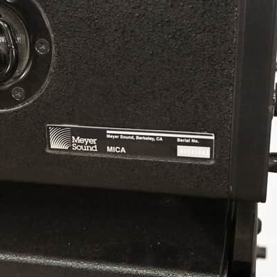 Meyer Sound MICA Active Line Array Loudspeaker Pack of 4 CG010SY *ASK FOR SHIPPING* image 16