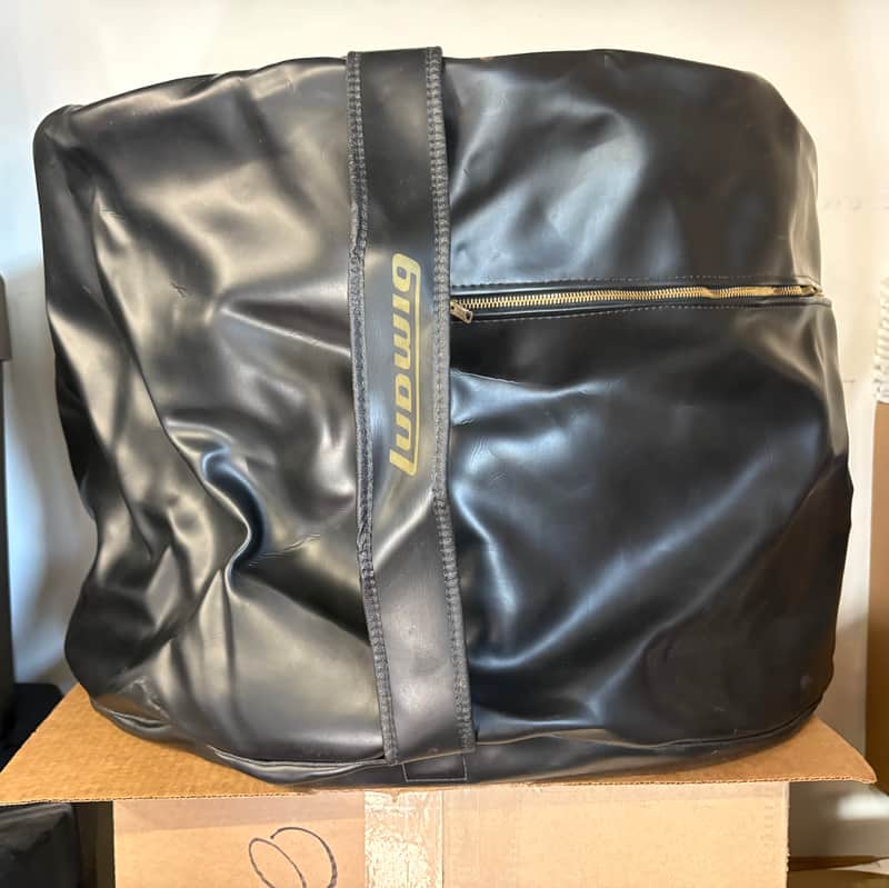 Ludwig 14x22" Naugahyde Bag 1970s image 1