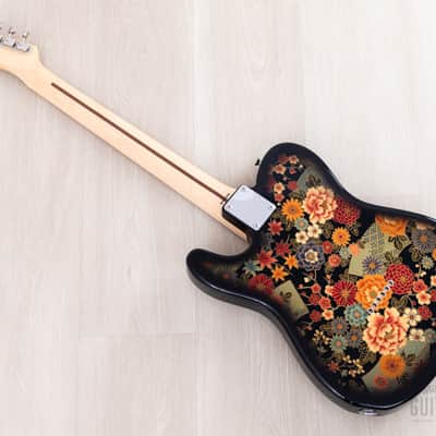 2011 Fender Telecaster Black Floral TL69-SPL Non-Catalog Limited Edition, Near-Mint w/ Case, Japan MIJ image 13