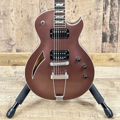ESP Eclipse Semi-Hollow 1995 Metallic Rose Gold image 7