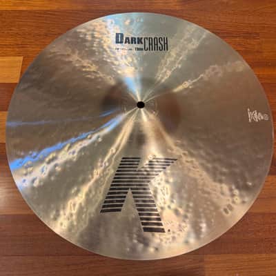 Zildjian 18" K Series Dark Thin Crash Cymbal 1993 - Present - Traditional image 1