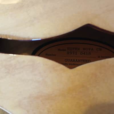 1997 Epiphone Supernova. Refinished Nirto Natural. Seymour Duncans image 14