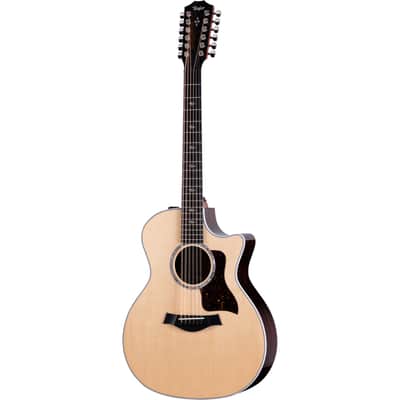 Taylor 454ce 12-String Grand Auditorium Acoustic Electric Guitar - Natural image 2