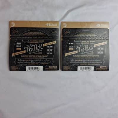 D'Addario EJ45 Pro-Arte Nylon Classical Guitar Strings, Normal Tension 2000 - 2020 - Silver / Clear (2) Packs image 2
