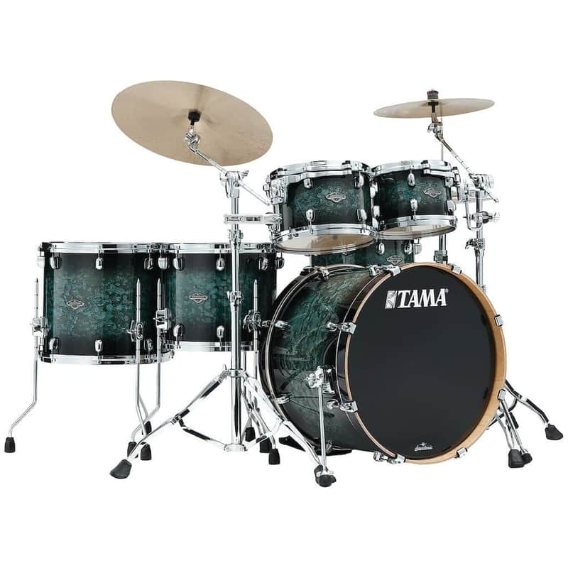 Tama Starclassic Performer 5pc Drum Set Molten Steel Blue Burst image 1