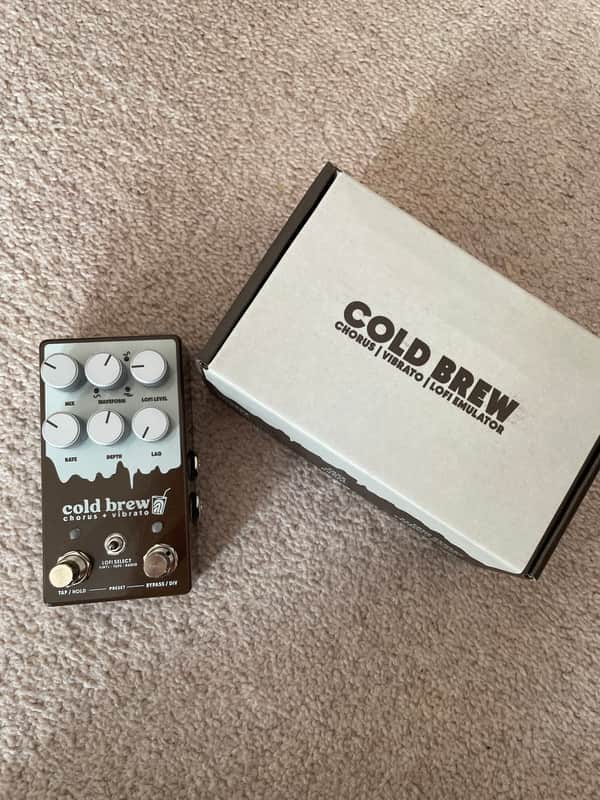 Coffee Shop Pedals Cold brew lofi chorus and vibrato 2026 - Brown image 1