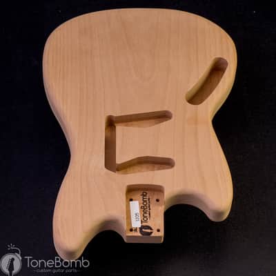 Alder Lefty Duo Sonic II / Mustang Vintage Spec 1 Piece 1205 Left Hand Unfinished Offset Guitar Body image 5