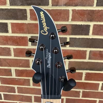 Caparison Dellinger II FX Prominence MF, Trans Spectrum Blue, Caparison Gig Bag image 5
