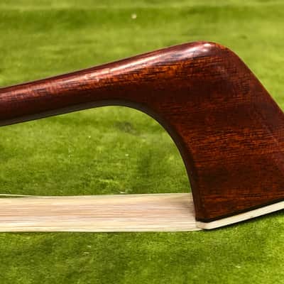 New/Old Stock Jon Paul 'Fusion Silver' Carbon Fiber/Pernambuco German-style 3/4 Bass Bow JP705 image 5