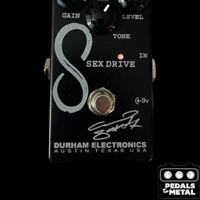 Durham Electronics Sex Drive 15th Anniversary Overdrive/Boost 2010s - Black Sparkle - X18807 image 3