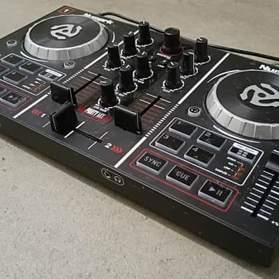 Numark PartyMix DJ Controller with Built-In Sound Card, Light Show 2010s - Black image 1