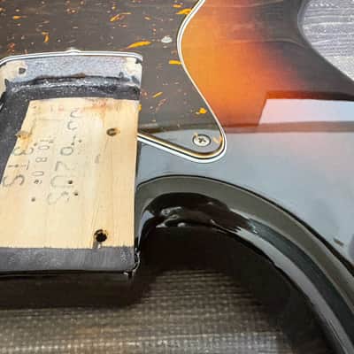 2010-12 Fender Japan JB-62US Jazz Bass Body Alder Sunburst Made in Japan image 10