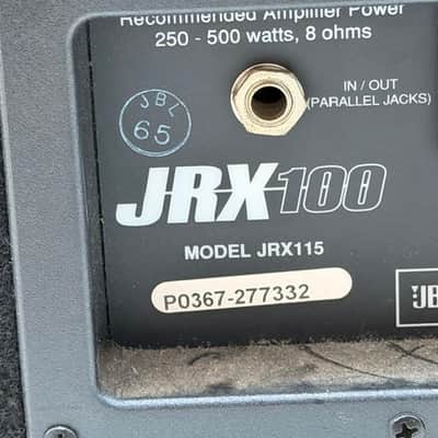 JBL Professional JRX100 Series JRX115 15-Inch 2-Way Passive PA Speakers (Matched Pair) image 11